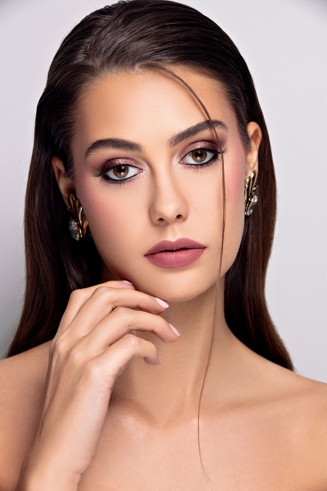 Maquillage libanais mariée